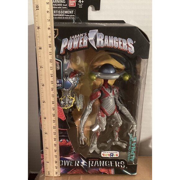 Sabans Power Rangers Legacy Alpha 5 Figure Limited Edition Build-A-Megazord Toy - Picture 4 of 4